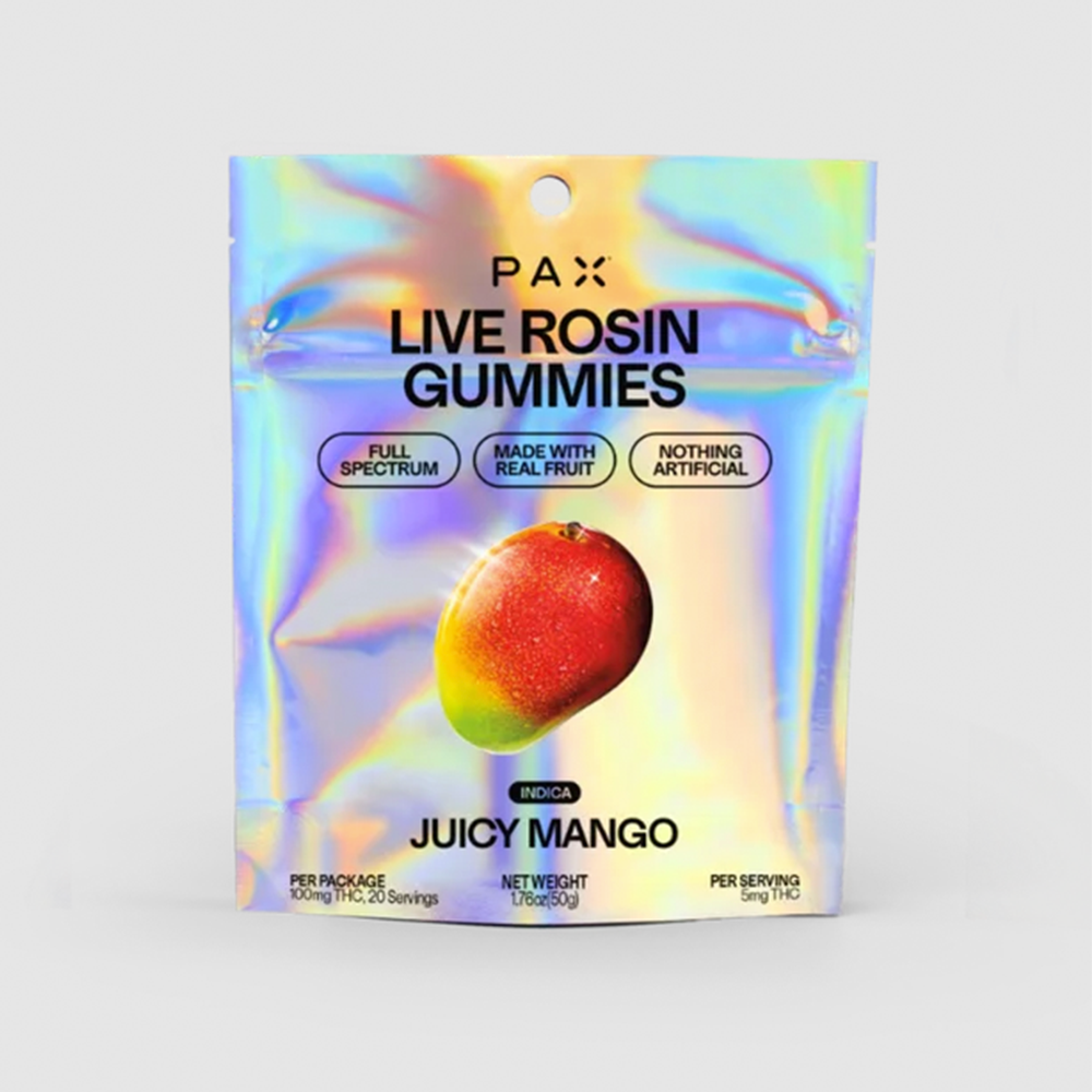 Pax | Juicy Mango | Edibles | Live Rosin | Gummies