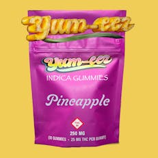 Pineapple 250mg gummies - Yumeez
