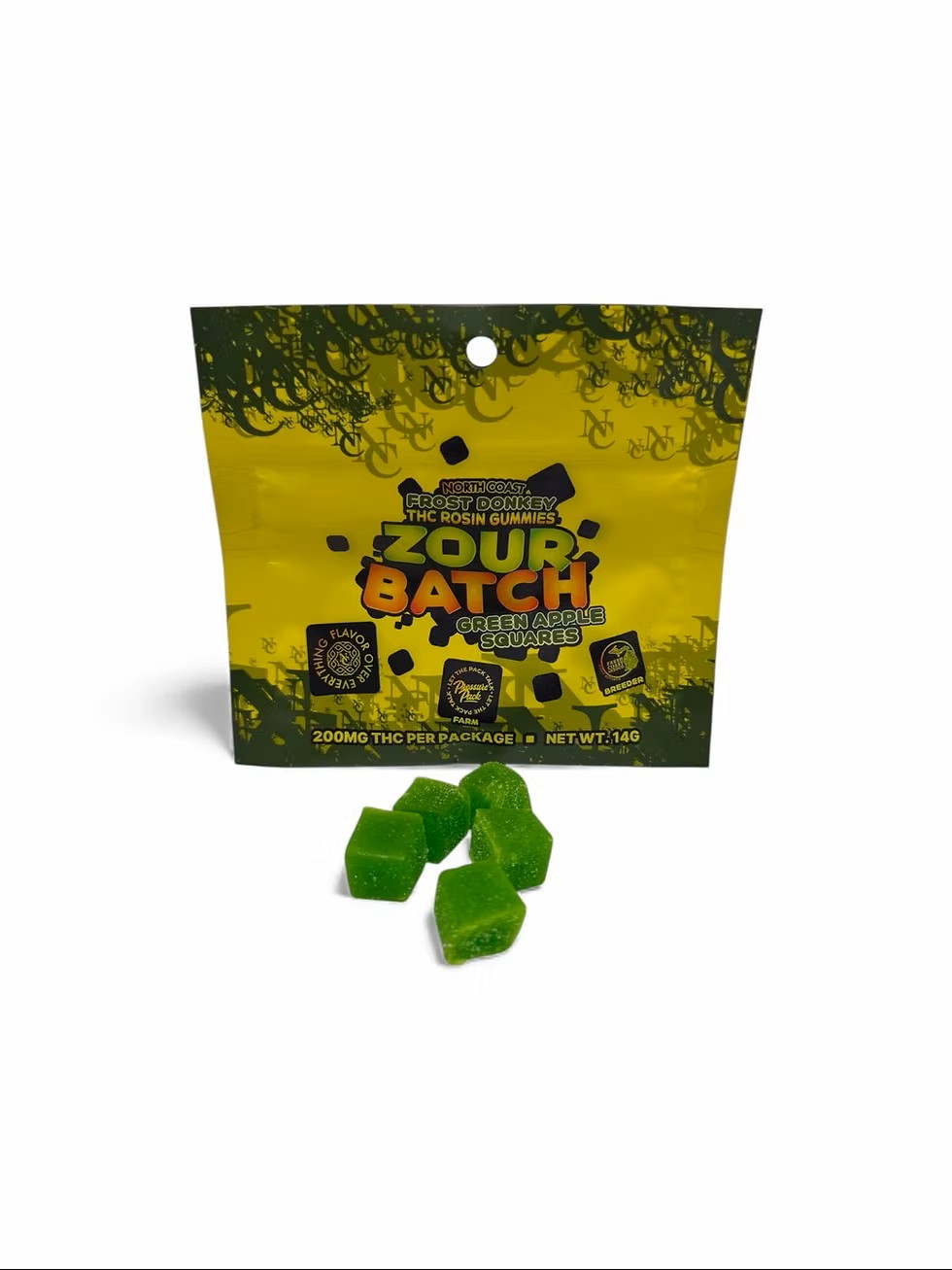 Rosin Gummies Green Apple
