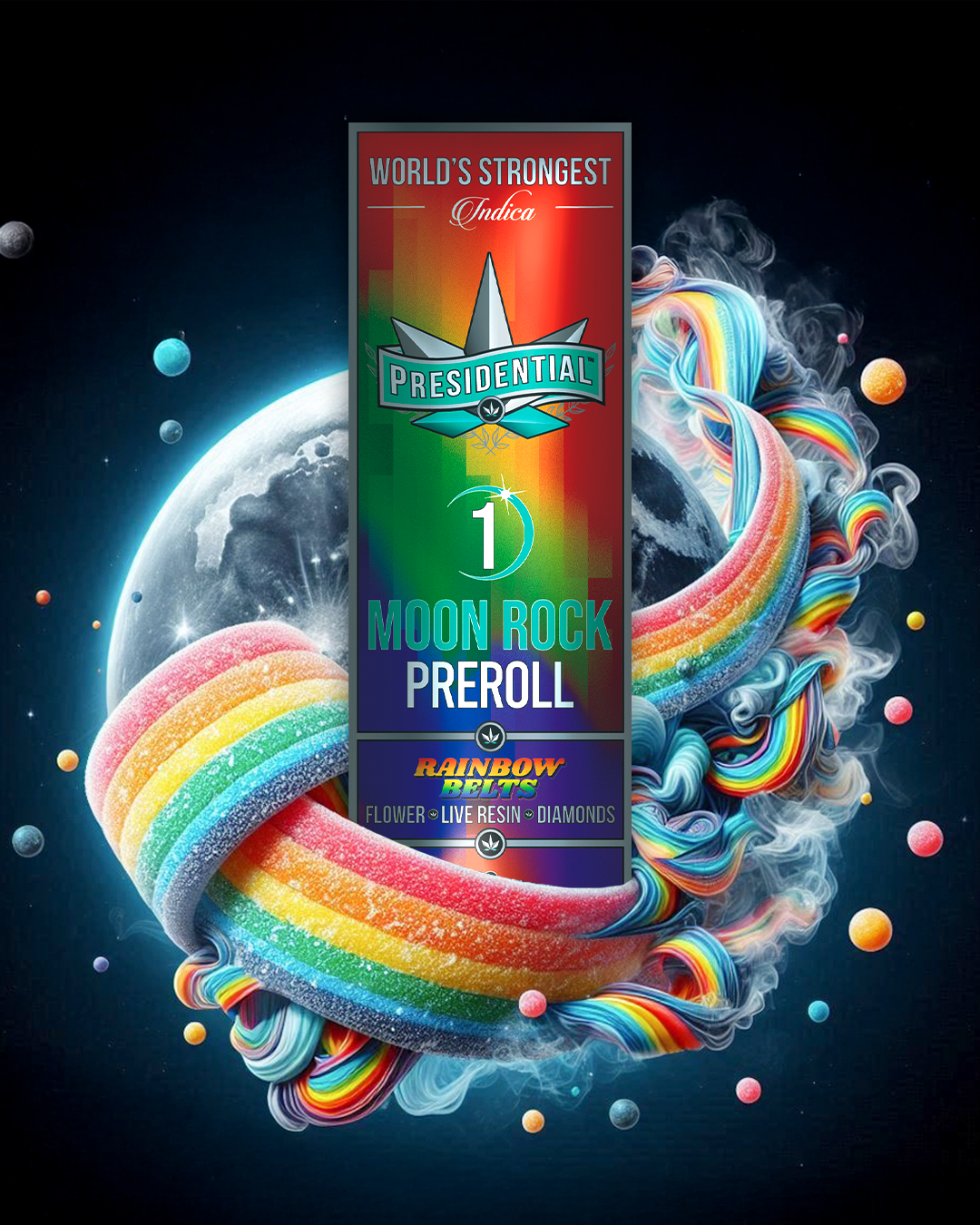 Presidential | Infused Pre-Roll | Rainbow Belts | 1g