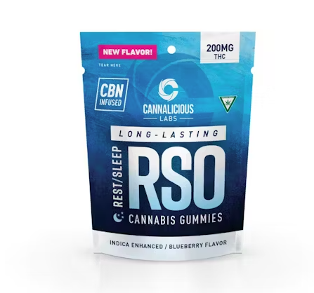 RSO Rest Gummy - Blueberry - Indica - HD 200mg