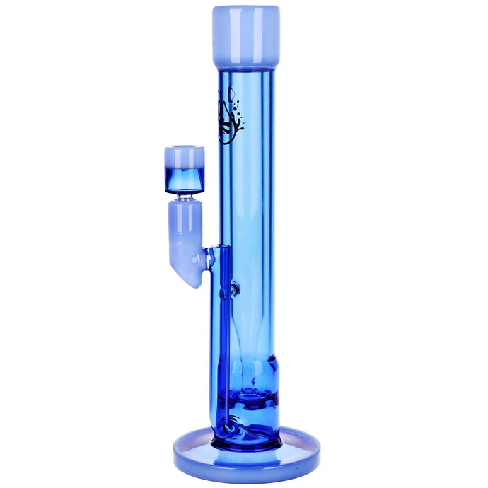 Pulsar | Transporter Kicked Strait Tube Bong 14’’ Blue
