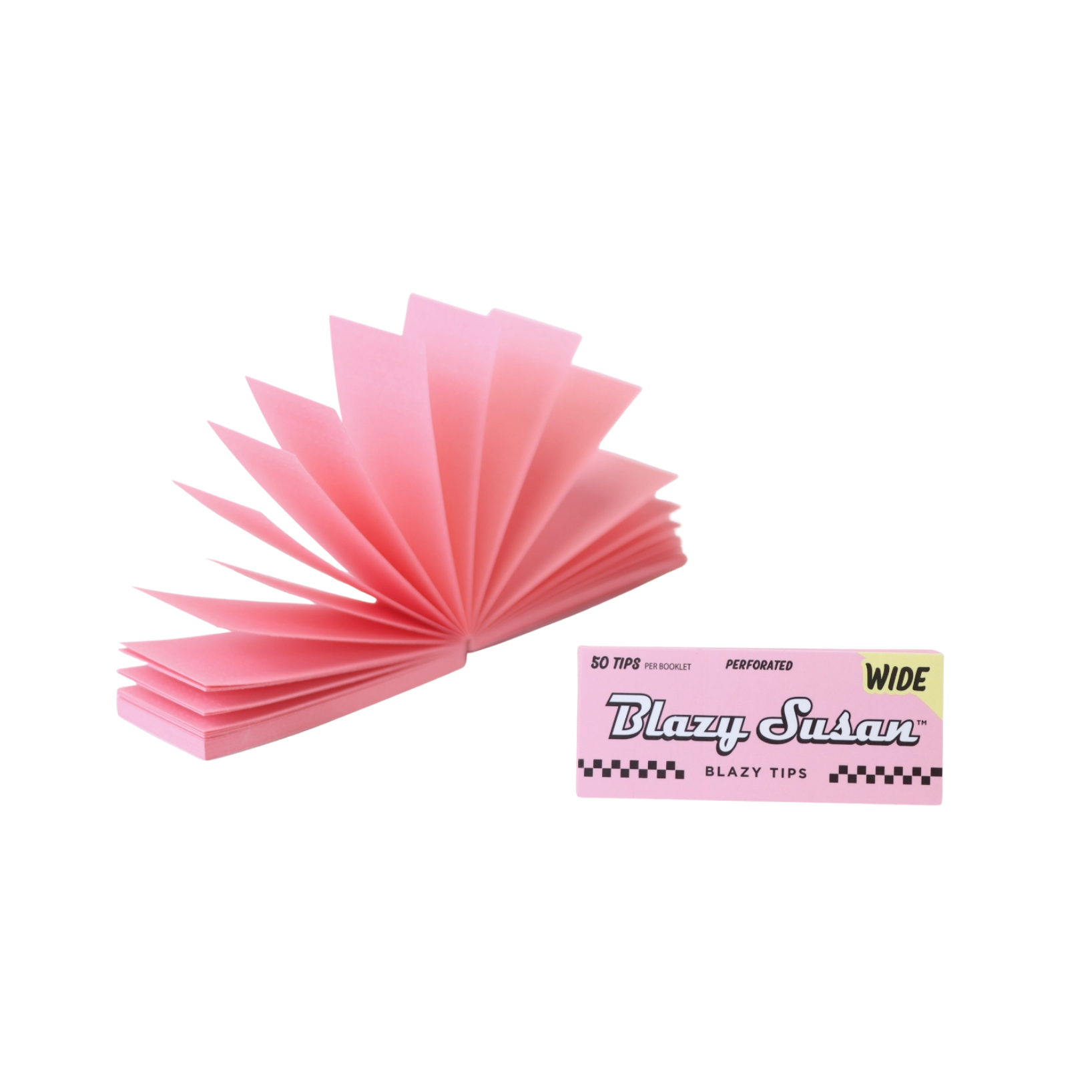 Blazy Susan - Pink Wide Filter Tips - 50ct