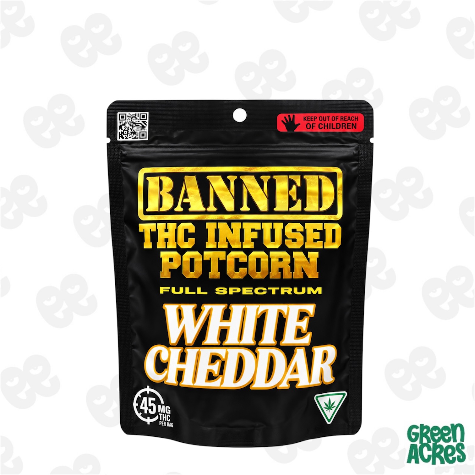 Banned: White Cheddar 200MG Potcorn
