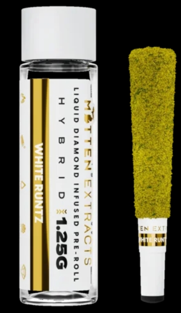 Mitten Extracts 1.25 Infused Pre Roll - White Runtz