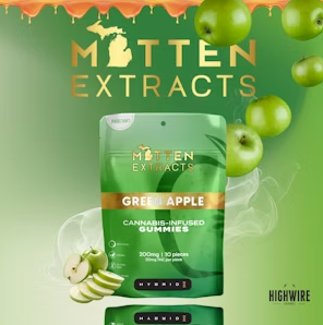 NEW! Mitten Extracts | Hybrid Fruit Chews | Green Apple (200mg)