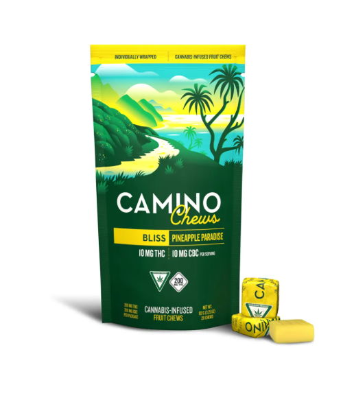 Camino Chews | Pineapple Paradise 10:10 THC:CBC | 20pc | 200mg