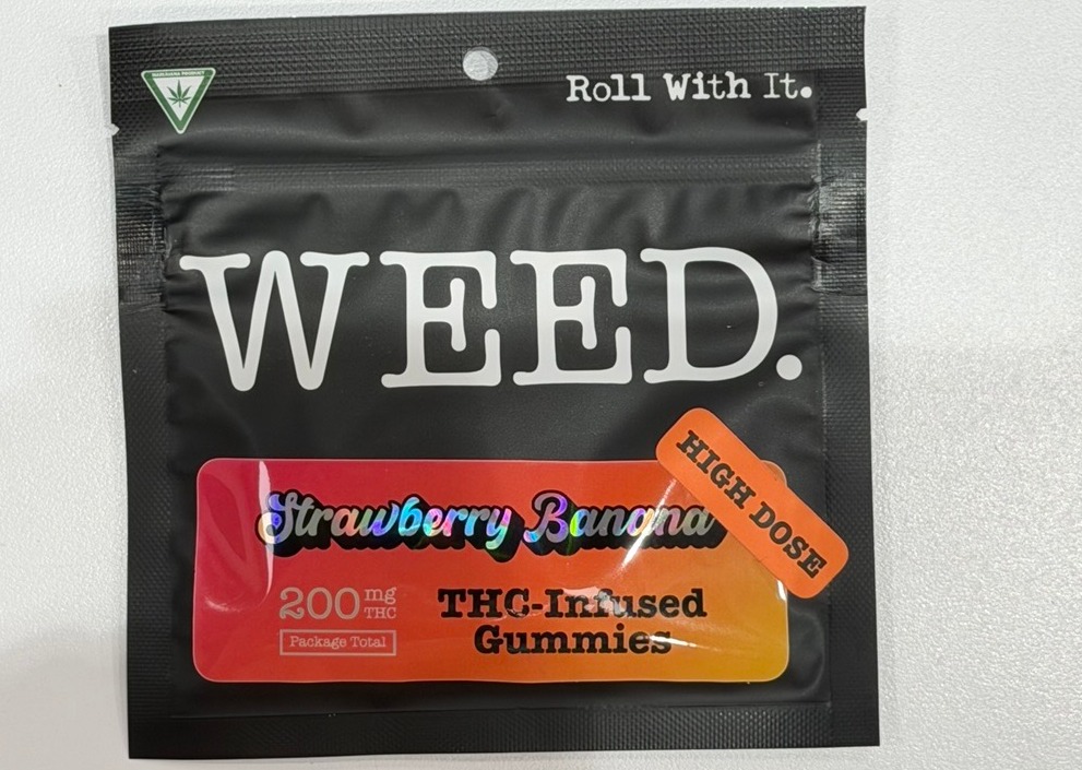 Weed. - Gummies - 200mg High Dose - Strawberry Banana