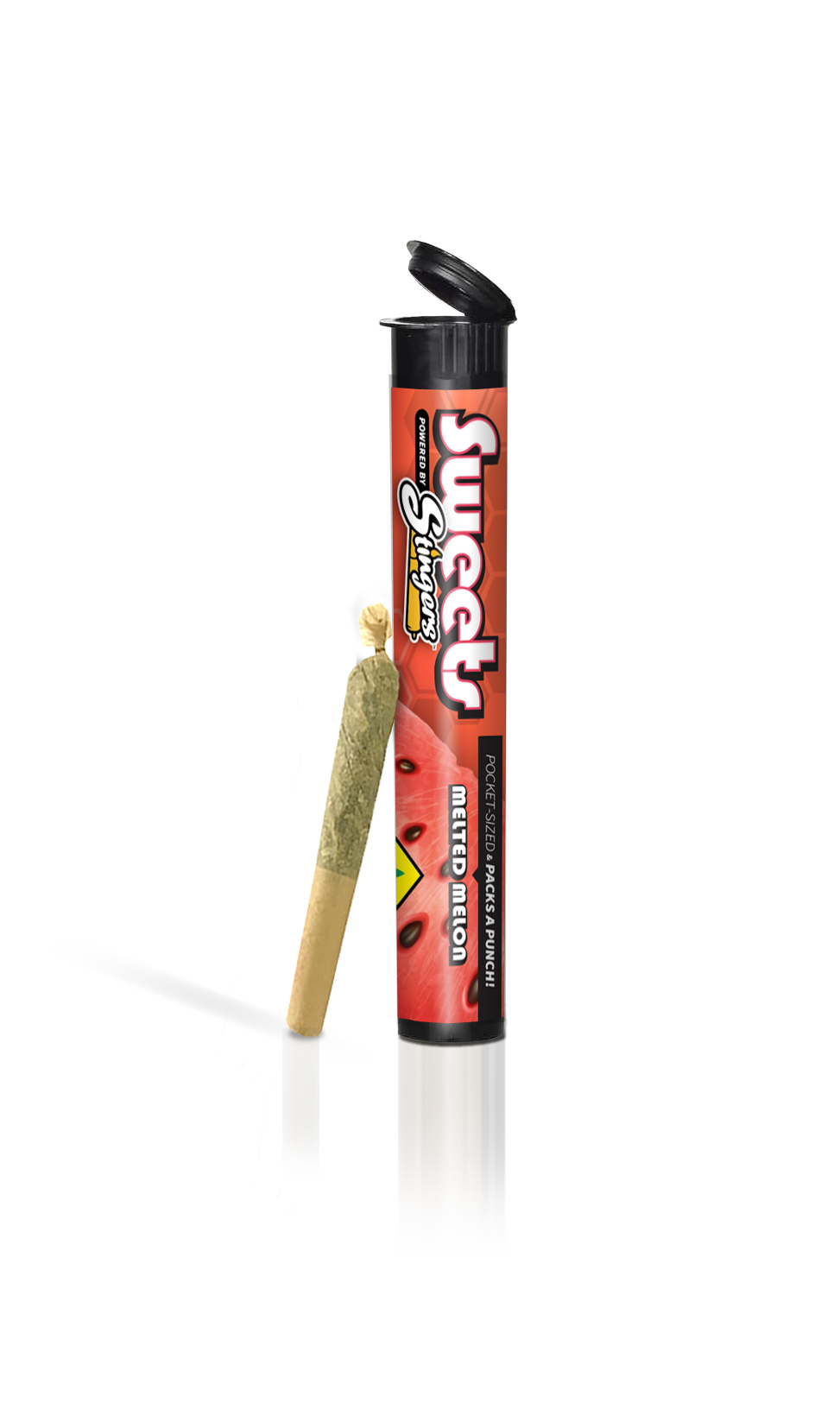Stingers Sweets Melted Melon/Alien Kush (Indica) .75g Infused Live Resin Pre-Roll