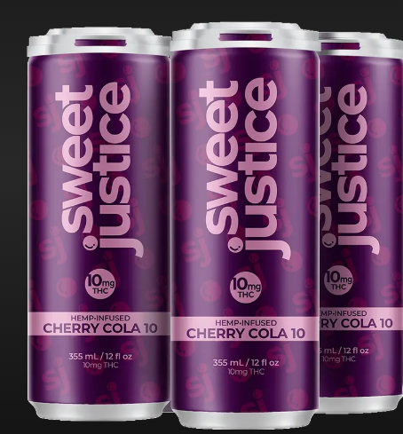 Sweet Justice | Cherry Cola | Infused Liquid | 10mgTHC (12oz) | Hybrid