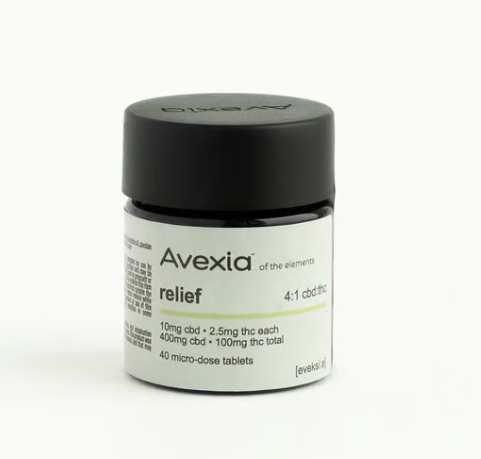 AVEXIA Tab 100mg: Relief 4:1 CBD:THC 40pc