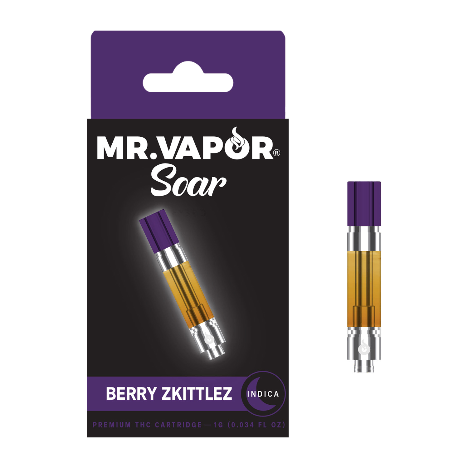 Mr. Vapor | 1g 510 Vape Cart | Berry Zkittles