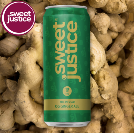 SWEET JUSTICE | 10MG INFUSED BEVERAGE | OG GINGER ALE