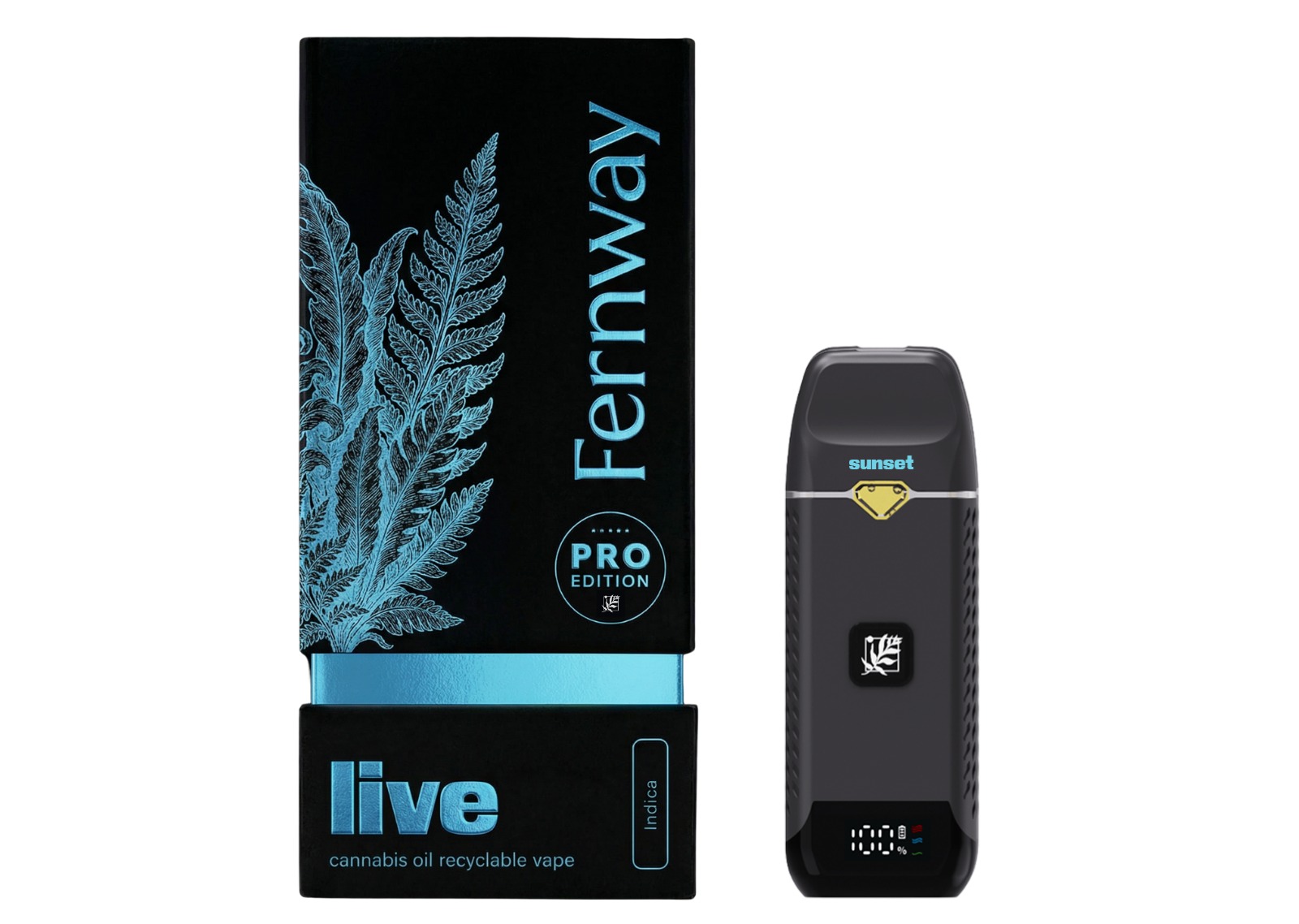 Fernway Live Purple Sunset Traveler Pro Vape
