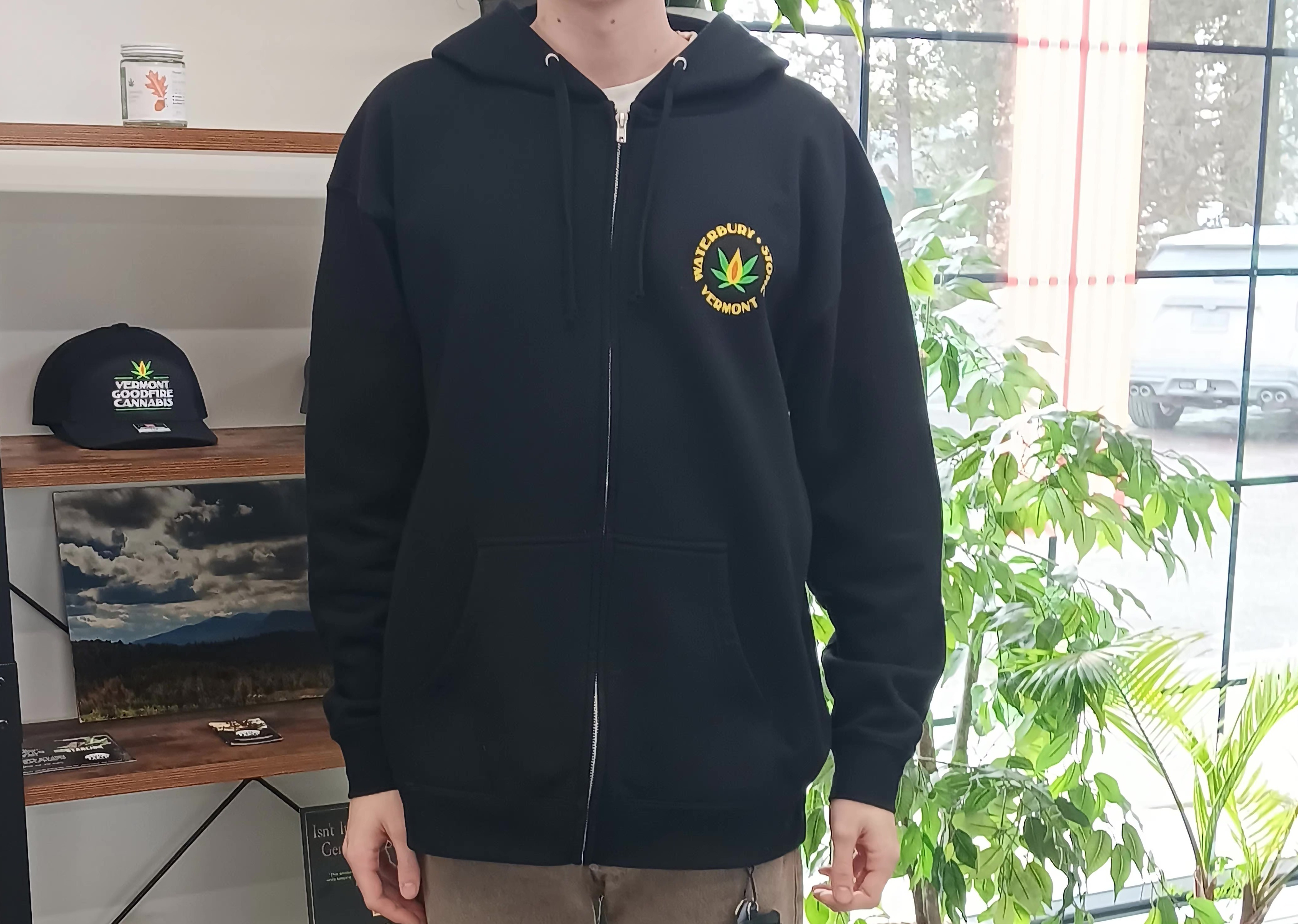 Zip Up Hoodie (S) - VT Goodfire Cannabis