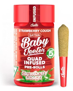 Strawberry Cough Baby Jeeter Infused Pre-Roll 5-pack | 2.5g