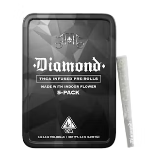 Heavy Hitters Spray Tan x Roasted Garlic Margy 0.5g Sativa Rosin Jelly Joint 5PK