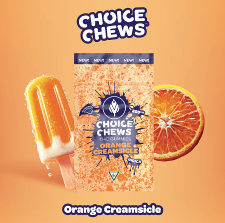 CHOICE | 200MG GUMMIES | ORANGE CREAMSICLE