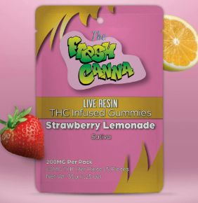 Fresh Canna | Strawberry Lemonade | Live Rosin Gummies | 200mg | Hybrid