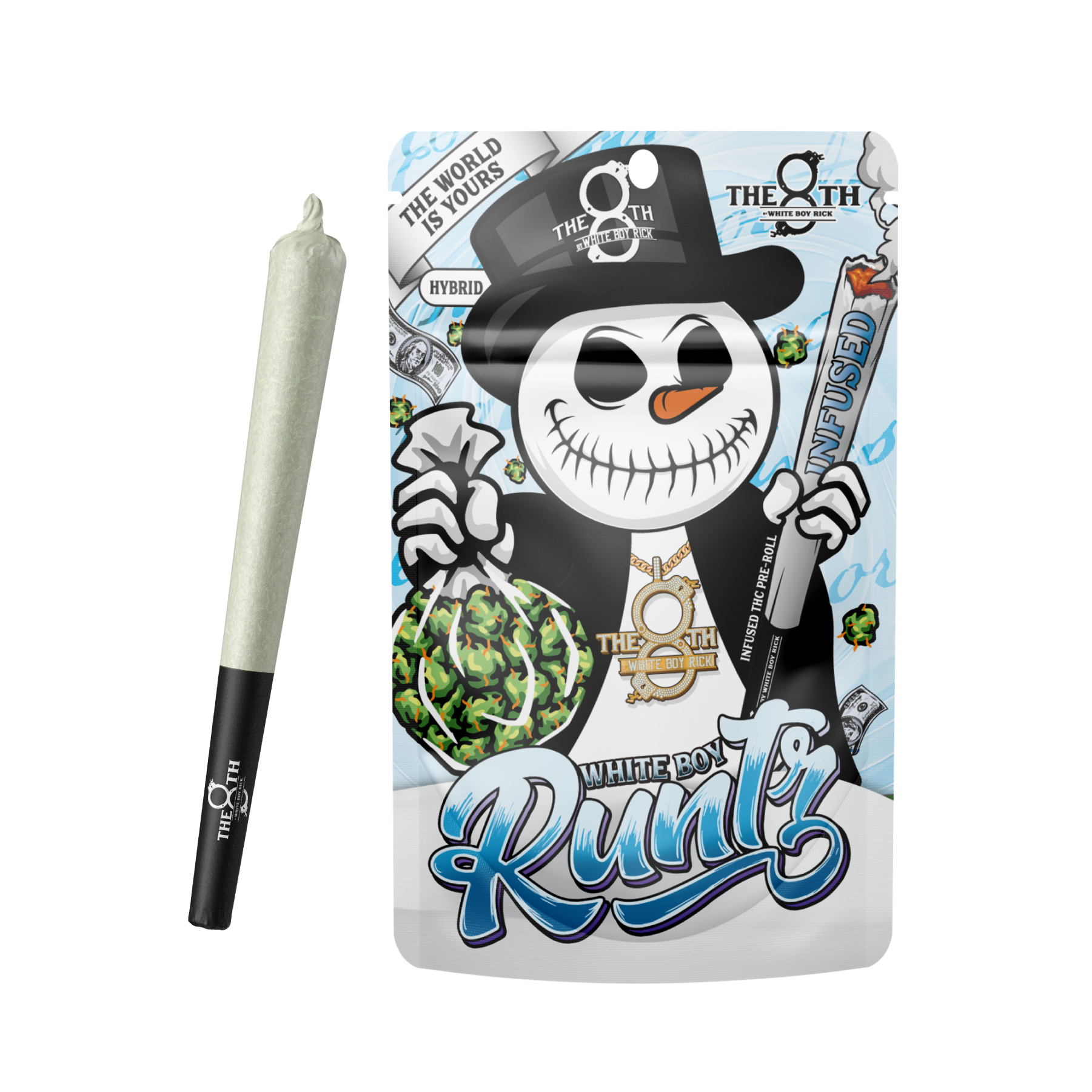White Boy Rick - 1.2G Infused Preroll - White Boy Runtz