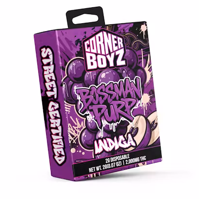 Corner Boyz Disposable - Bossman Purp