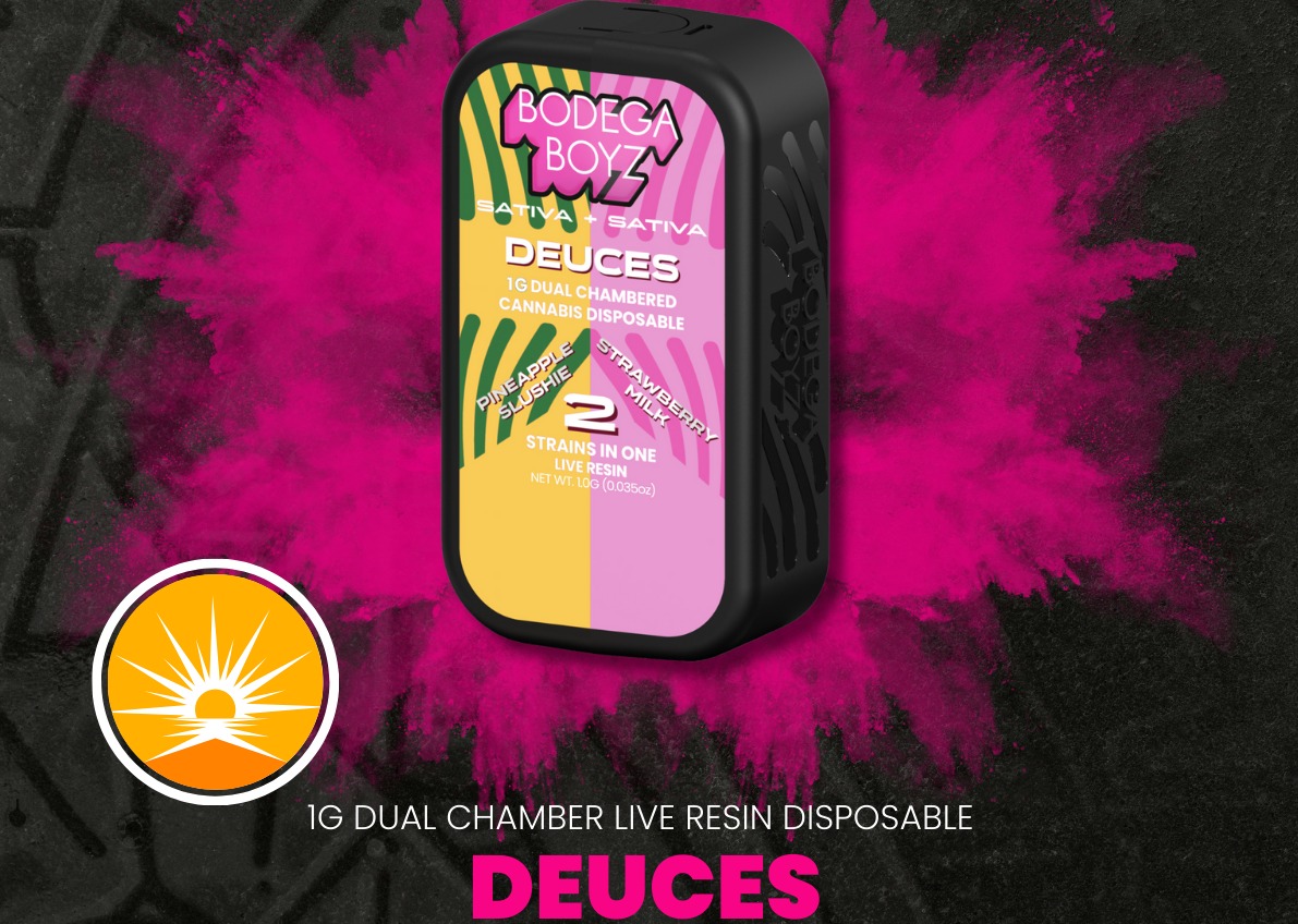 Pineapple Slushie X Strawberry Milk | 1g Dueces | Live Resin Dual Chamber AIO sativa x sativa
