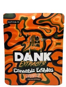 Dank Extracts - Orange - 200mg Gummies (4x50mg)