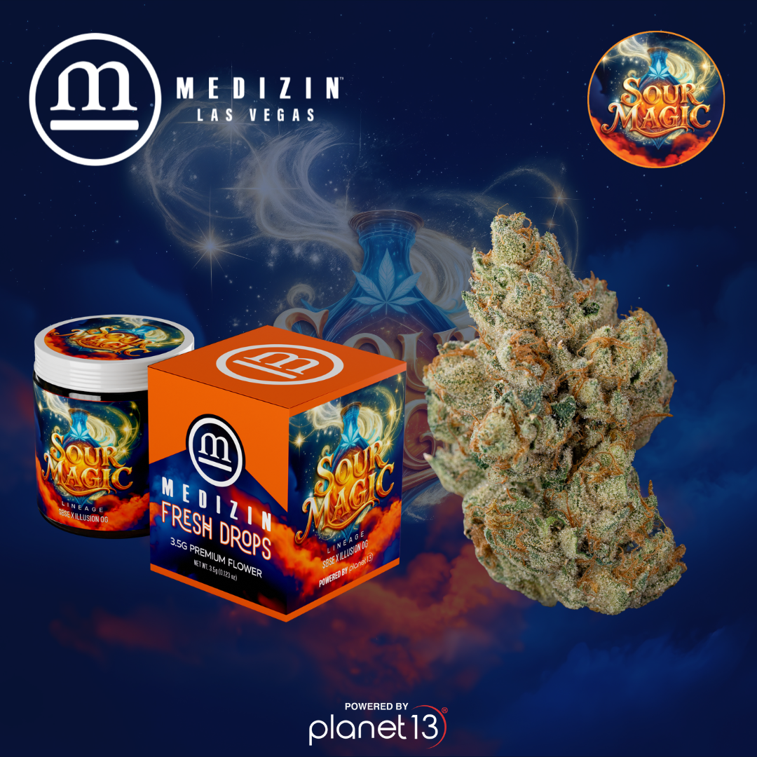 Medizin FRESH DROP Sour Magic 3.5g Prepack | Planet 13 Las Vegas