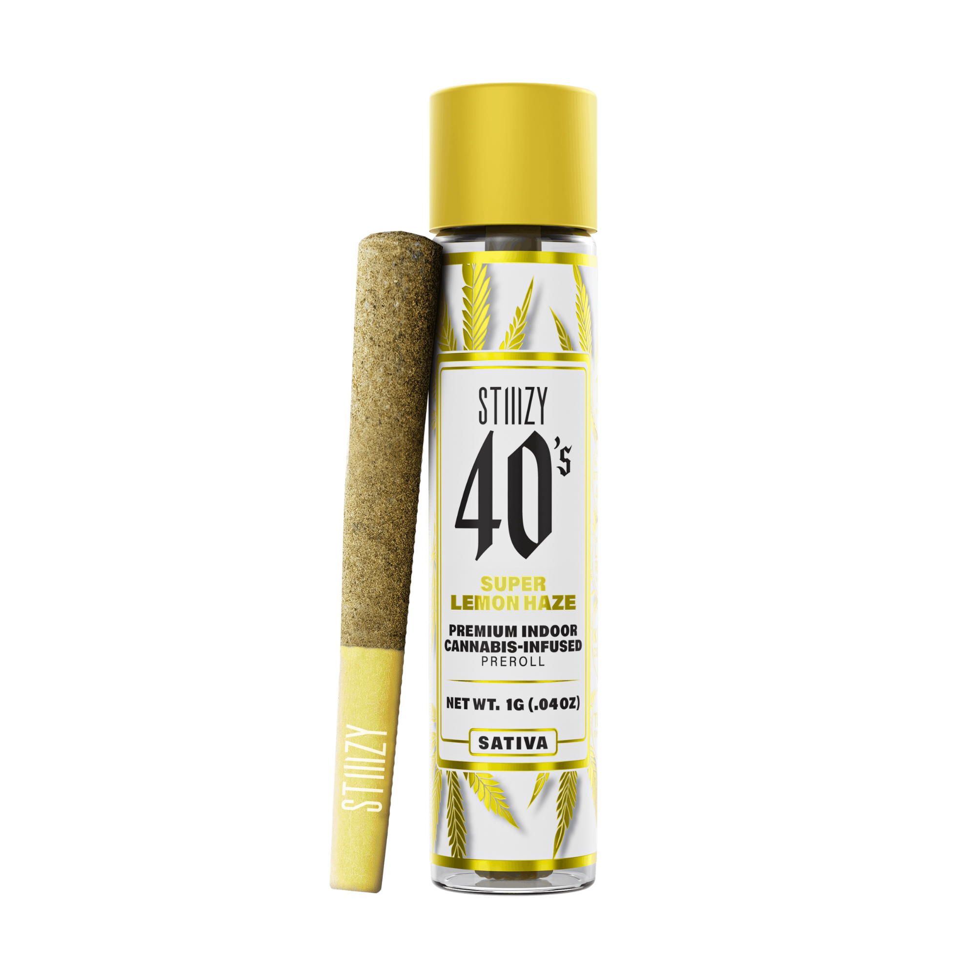 STIIIZY 40s Super Lemon Haze Infused Preroll