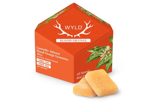 WYLD Gummies Blood Orange 1:1 THC/CBC 200mg