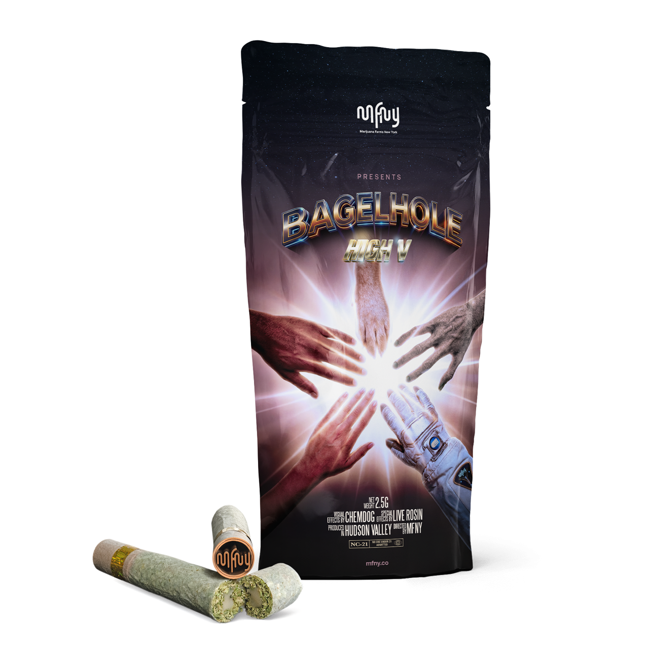 MFNY | BagelHole | Chemdog x Chemdog  (Live Rosin) | Infused pre-roll | 2.5g