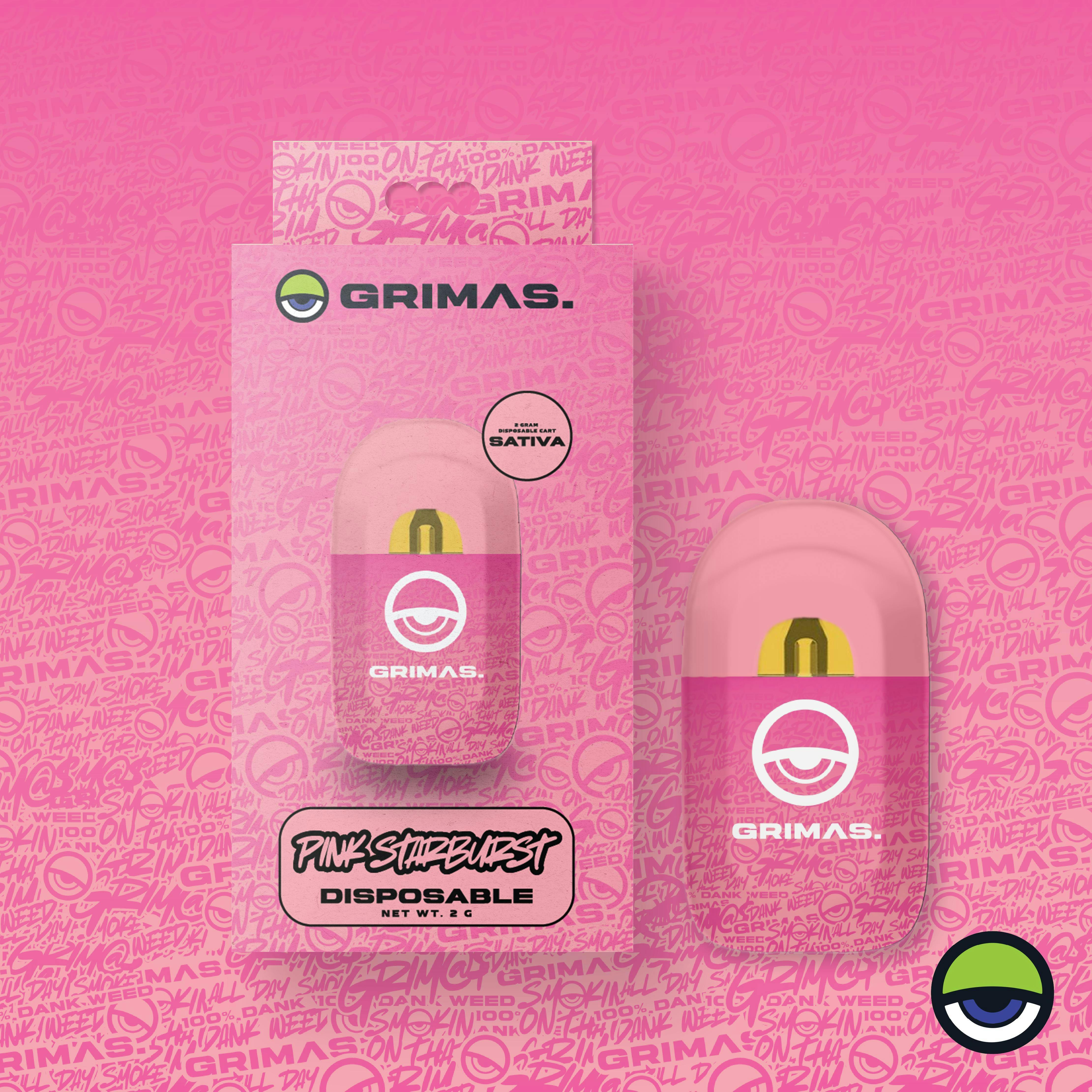 Grimas: Pink Starburst 2G Vape Disposable | Green Acres