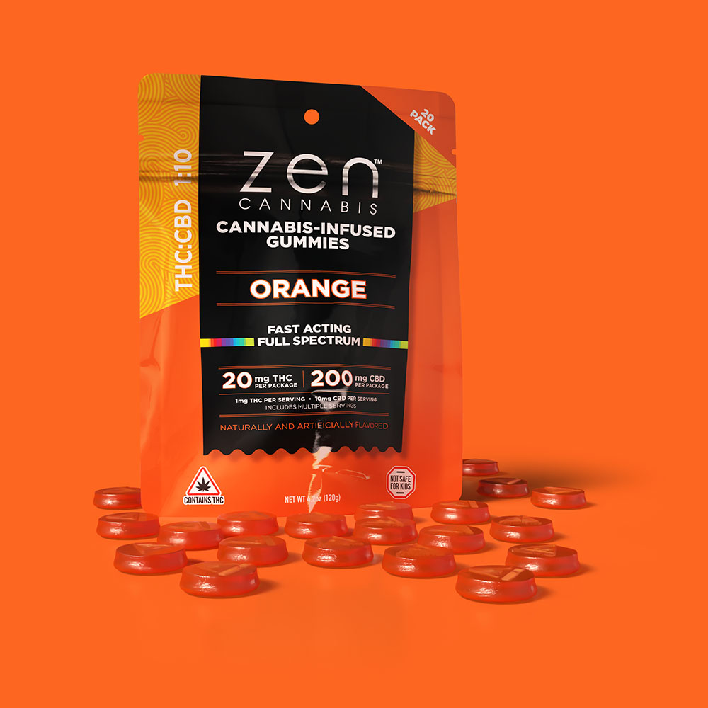 Orange 1:10 THC:CBD 1mg:10mgx20