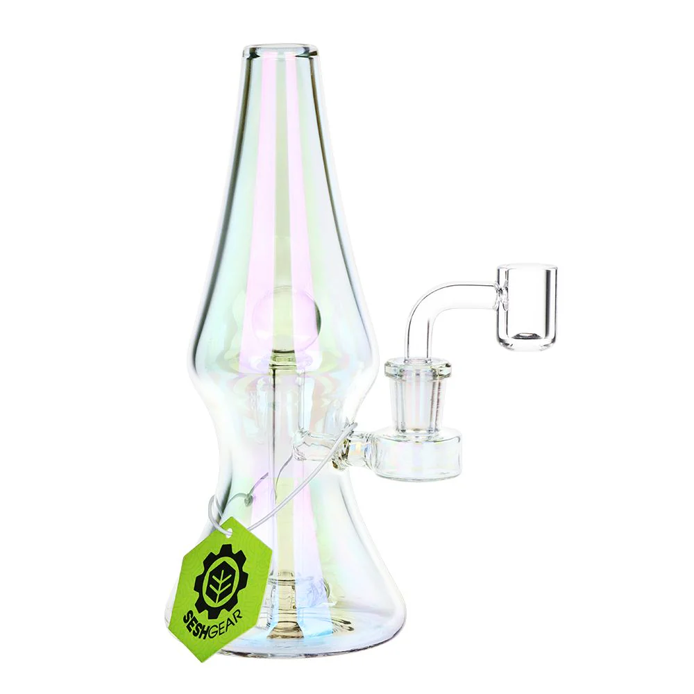 ava Lamp Electroplated Ombre Glass Dab Rig 6" / 14mm Female