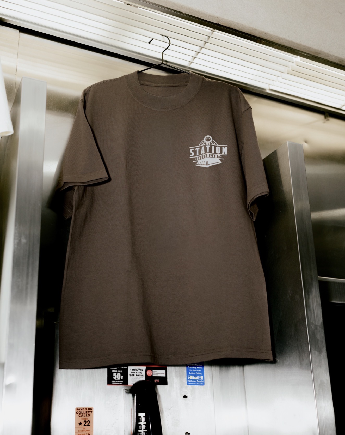 The Station | Building T-Shirt | Brown | XL