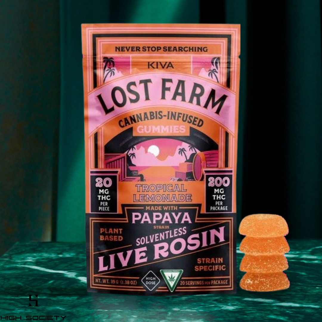 Lost Farm - 200mg Rosin Gummies - Tropical Lemonade
