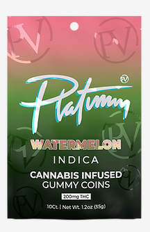 Gummies | Watermelon | 200mg | Platinum Vape