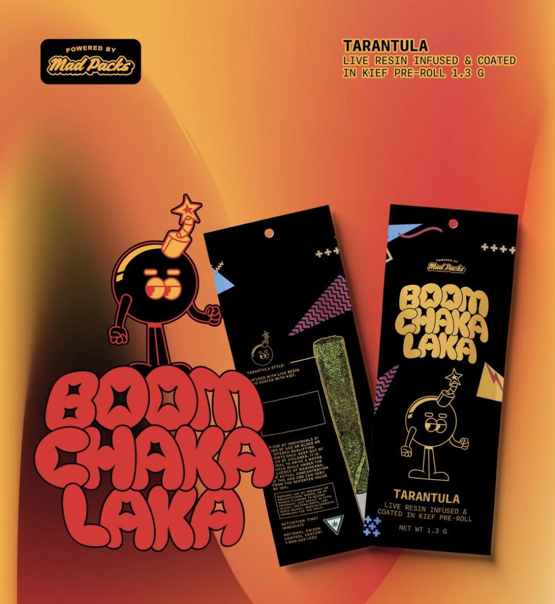 Mad Packs - Boom Chaka Laka | Blueberry Pancakes | Infused Pre-Roll