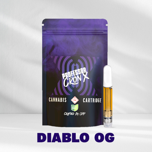 Professor Cron X | 1g Distillate Cart | Diablo OG