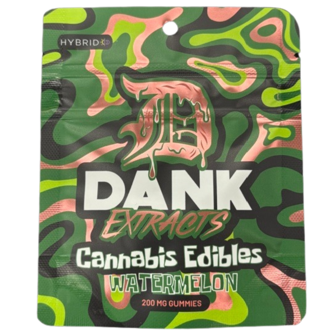 Dank Extracts - 200MG Gummies - Watermelon