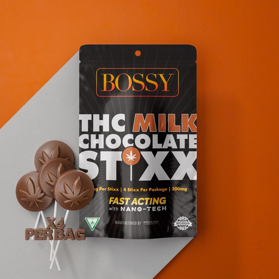 MILK CHOCOLATE STICKS | 200MG | REC