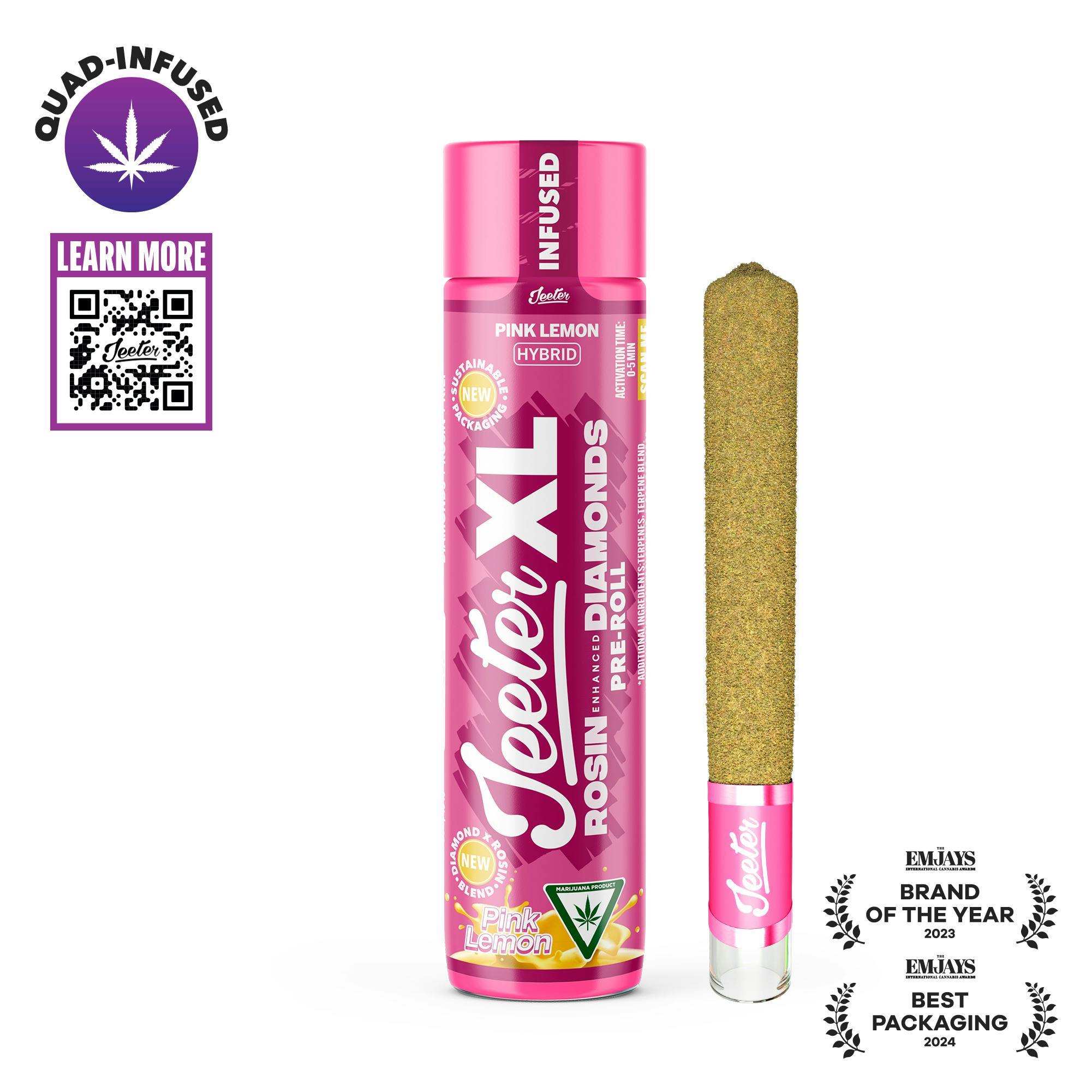 Jeeter XL Pink Lemon 2g Infused Preroll