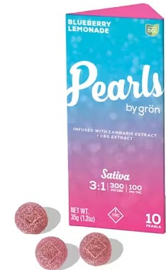 Blueberry Lemonade [S] - 100MG 3:1 CBG Gummies 10PK