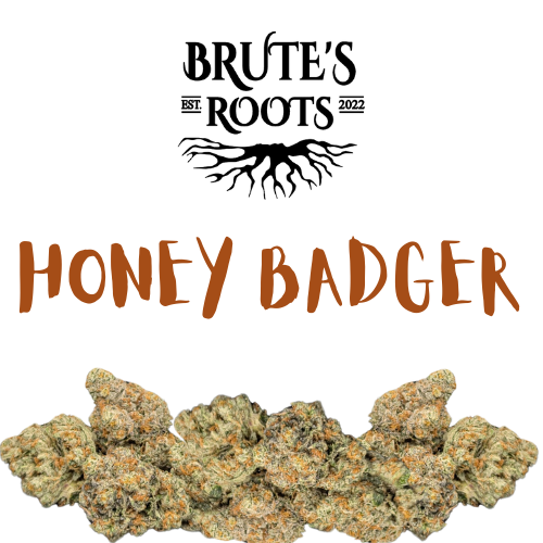3.5g Premium Flower- Honey Badger -Brute's Roots - REC