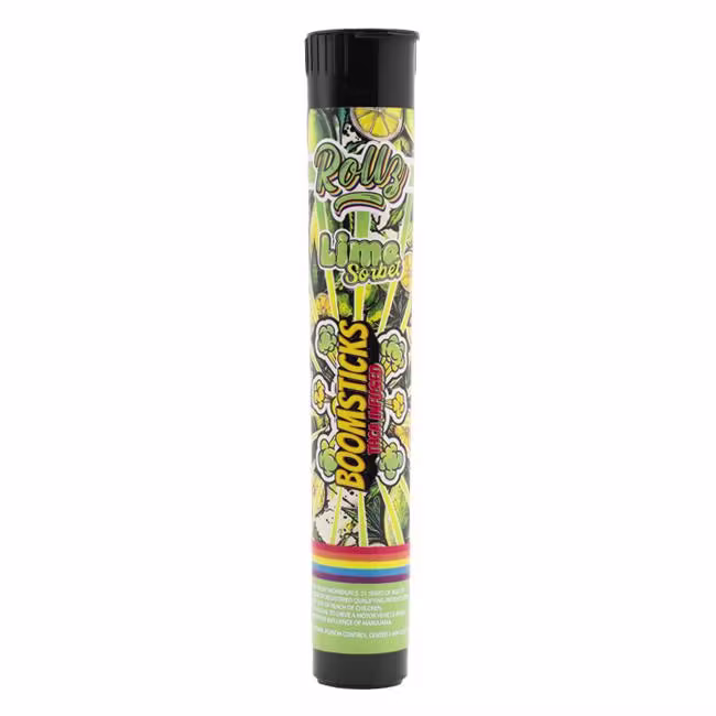 Boomstick | Lime Sorbet | THCA Infused Pre-Roll | 1g