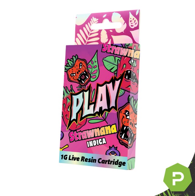 Play Hash Infused 510 Cartridge | Strawnana