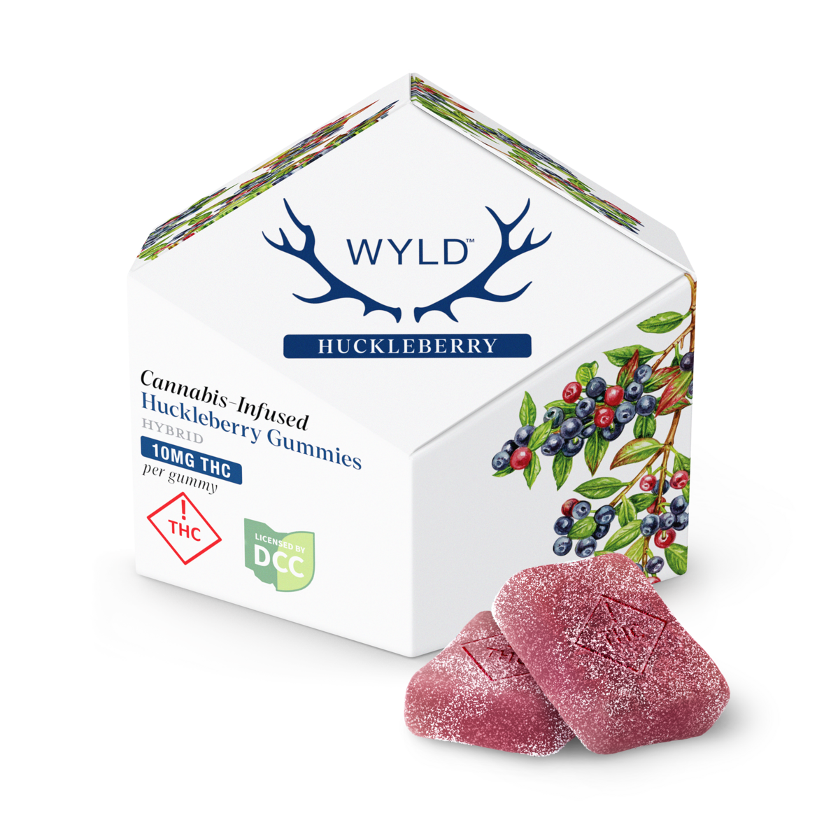Huckleberry Hybrid Enhanced Gummies