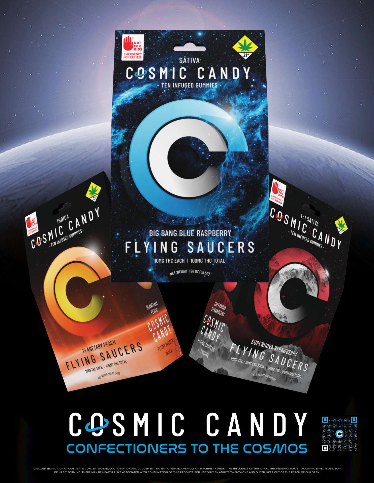 NWCS - Cosmic Space Time Sour Raspberry (S) 10pk