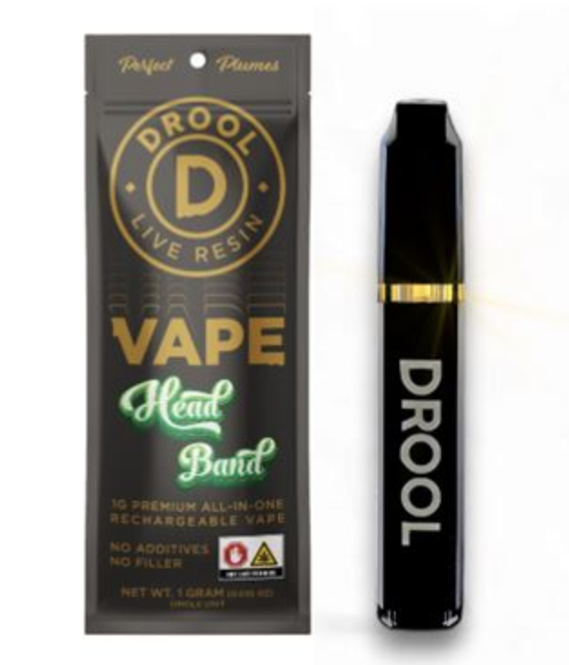 Live Resin Disposable Vape - Head Band - Drool - REC
