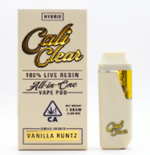 Cali Clear Vanilla Runtz Live Resin All-In-One Vape